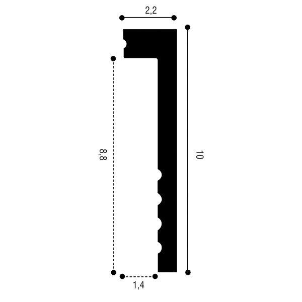 Fliesensockel SX171 Orac Decor