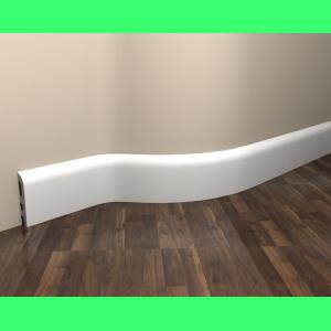 Fußbodenleiste weiß elastisch MD355F Mardom Decor