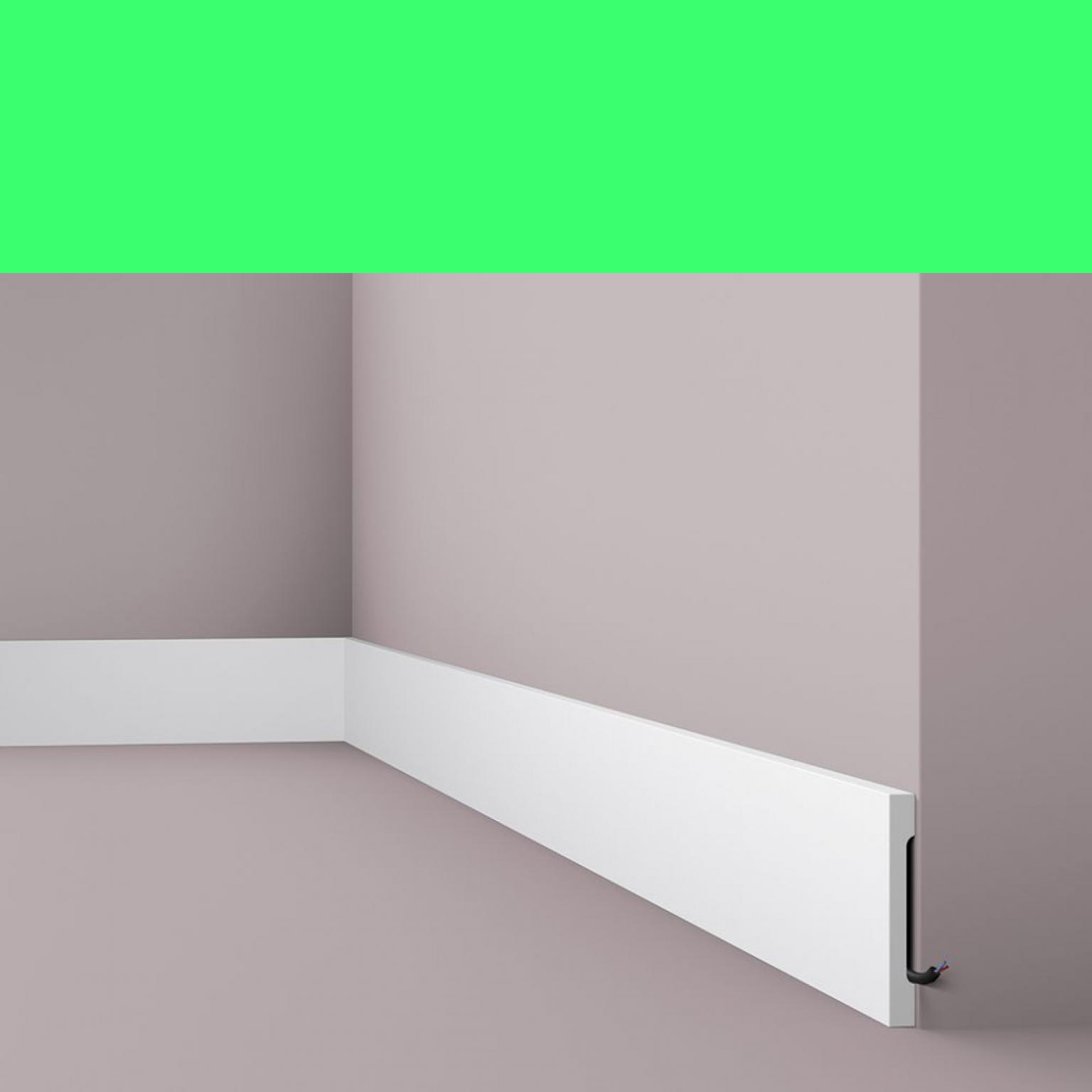 Produktbild von Sockelleiste / Fußleiste / Bodenleiste Bergamo-10 (72043) - Weiß